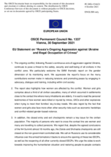 Statement by the Slovenian EU Presidency on Russia’s ongoing aggression against Ukraine and illegal occupation of Crimea