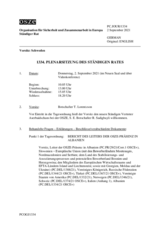 Journal der 1334. Plenarsitzung des Ständigen Rates 