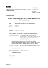 Diario de la 1332ª Sesión extraordinaria del Consejo Permanente