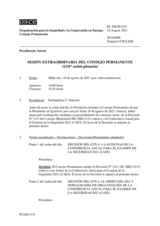 Diario de la 1331ª Sesión extraordinaria del Consejo Permanente