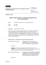 Giornale della 1331a Seduta speciale del Consiglio permanente