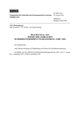 Beschluss Nr. 1411 des Ständigen Rates