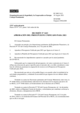 Decisión Nº 1413 del Consejo Permanente