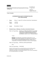 Journal der 1330. Sondersitzung des Ständigen Rates