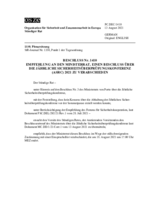 Beschluss Nr. 1410 des Ständigen Rates