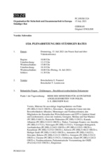 Journal der 1324. Plenarsitzung des Ständigen Rates 