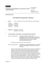 Diario de la 1323ª Sesión plenaria del Consejo Permanente 