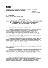 Decisión Nº 4/21 del Foro de Cooperación en materia de Seguridad