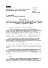 Décision No 4/21 du Forum pour la coopération en matière de sécurité