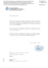 Response by the Delegation of San Marino to the Questionnaire on Participating States’ Policy and/or National Practices and Procedures for the Export of Conventional Arms and Related Technology