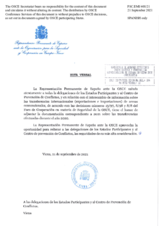 Information Exchange by the Delegation of Spain on Conventional Arms Transfer Information Exchange by the Delegation of Spain on Conventional Arms Transfer