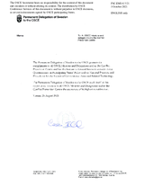 Response by the Delegation of Sweden to the Questionnaire on Participating States’ Policy and/or National Practices and Procedures for the Export of Conventional Arms and Related Technology