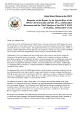 Statement by the Delegation of the United States of America in response to the Financial Report and Financial Statements for the Year ended 31 December 2020 and to the Report of the External Auditor
