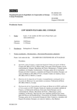 Diario de la 1339ª Sesión plenaria del Consejo Permanente 