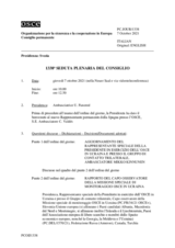 Giornale della 1338a Seduta plenaria del Consiglio permanente