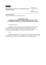 Decisione N.1415 del Consiglio permanente