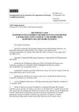 Decisione N.1414 del Consiglio permanente