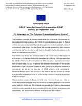 Statement by the Slovenian EU Presidency on “The Future of Conventional Arms Control”