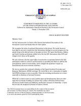 Statement by the Delegation of Norway in response to the address by the Co-chairs of the Geneva International Discussions