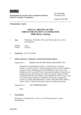 Journal of the 990th Special Plenary Meeting of the Forum for Security Co-operation