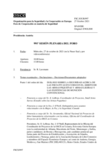 Diario de la 991ª Sesión plenaria del Foro de Cooperación en materia de Seguridad