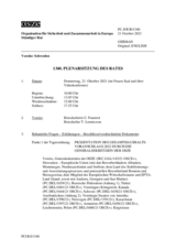 Journal der 1340. Plenarsitzung des Ständigen Rates 