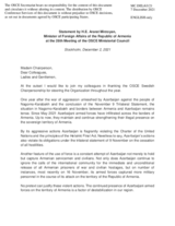 H.E. Ararat Mirzoyan, Minister of Foreign Affairs