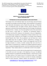 Statement by the Slovenian EU Presidency on the situation in and around Ukraine