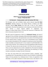 General statement by the Slovenian EU Presidency