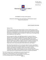 Statement by the Delegation of Norway on latest political developments in Bosnia and Herzegovina