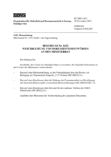 Beschluss Nr. 1423 des Ständigen Rates