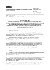 Decisión Nº 1422 del Consejo Permanente