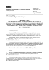 Décision No 1422 du Conseil permanent