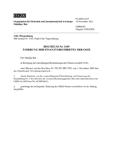 Beschluss Nr. 1419 des Ständigen Rates