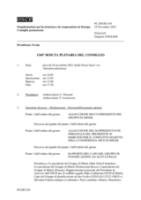 Giornale della 1345a Seduta plenaria del Consiglio permanente