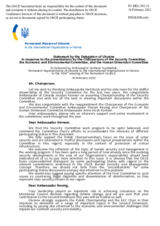 Statement by the Delegation of Ukraine in response to the presentation by the Chairs of the Three Committees: the Security Committee, the Economic and Environmental Committee and the Human Dimension Committee