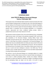 Statement by the Slovenian EU Presidency in response to the presentation by H.E. Mr. C. Valdés y Valentín-Gamazo