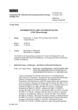 Journal der 1350. Sondersitzung des Ständigen Rates