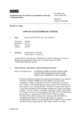 Journal de la 1349ème séance plénière du Conseil