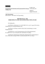 Beschluss Nr. 1436 des Ständigen Rates