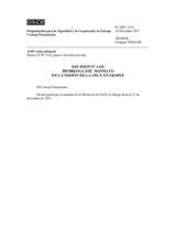 Decisión Nº 1424 del Consejo Permanente