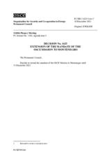 Permanent Council Decision No. 1425