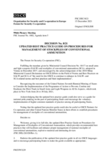 Forum for Security Co-operation Decision No. 8/21