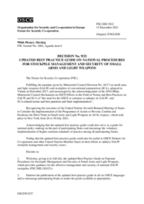 Forum for Security Co-operation Decision No. 9/21