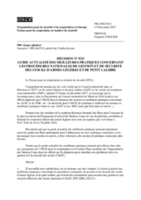 Décision No 9/21 du Forum pour la coopération en matière de sécurité