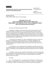 Beschluss Nr. 8/21 des Forums für Sicherheitskooperation