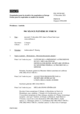 Journal de la 996ème séance plénière du Forum