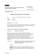 Journal of the 994th Plenary Meeting of the Forum for Security Co-operation