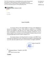 Response by the Delegation of Germany to the Questionnaire on Anti-Personnel Mines and Explosive Remnants of War Response by the Delegation of Germany to the Questionnaire on Anti-Personnel Mines and Explosive Remnants of War