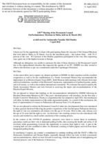 Statement by the Delegation of Malta on the parliamentary elections in Malta, held on 26 March 2022